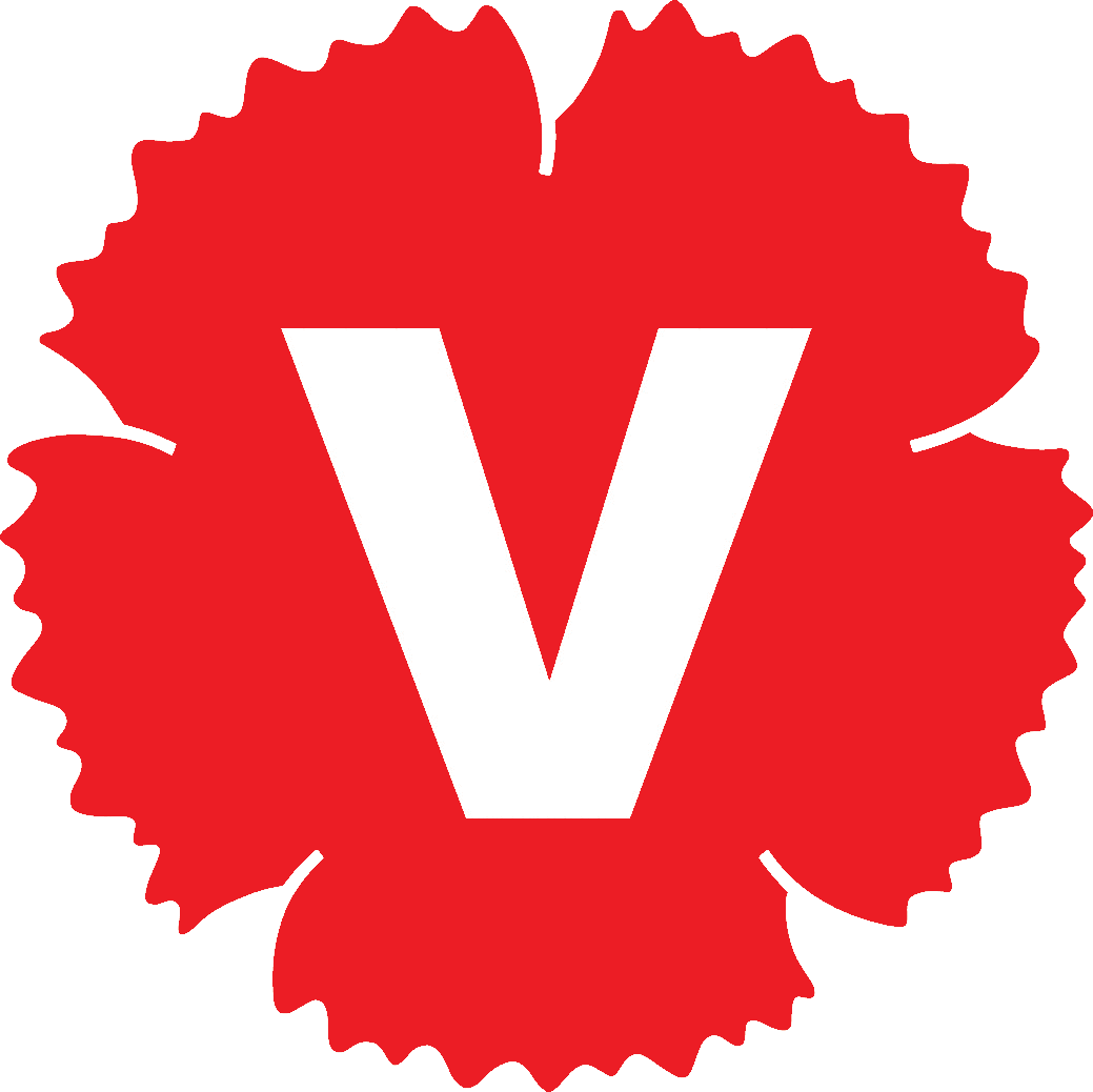 Vänsterpartiet officiella logga, transparant bakgrund